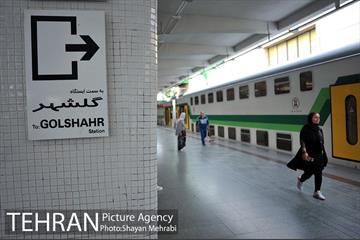 سرویس رسانی مجدد مترو خط 5 در روزهای جمعه 12