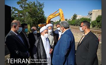 مراسم کلنگ زنی سه زیرگذر در منطقه ١٧
