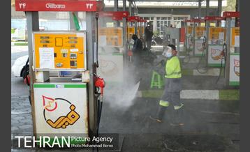 عملیات ضدعفونی المان های شهری منطقه 6 19