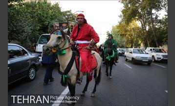 برگزاری اعزای حسینی در بوستان قصر منطقه هفت 9