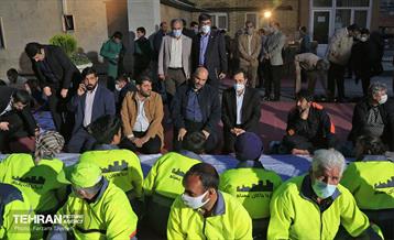 ضیافت یک هزار نفری افطار شهرداری منطقه ۵