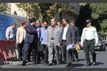 بازدید فرماندار تهران از طرح های عمرانی و خدماتی شهرداری منطقه ۱۰ 11