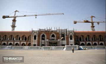 بازدید پیروز حناچی و مهدی چمران از پروژه خانه شهر(بلدیه قدیم) 17