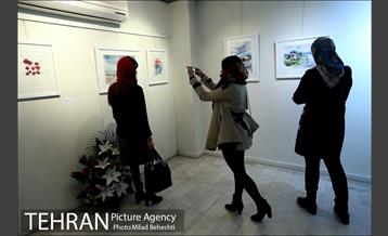 نمایشگاه گروهی نقاشی آبرنگ با عنوان ترنم خیال در گالری نهاوند‎ 12