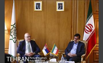دیدار سرپرست شهرداری تهران با وزیر فرهنگ و رسانه های جمهوری صربستان 4