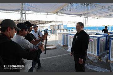 بازدید مدیرعامل سازمان بازنشستگی از زائرسرا بوستان ولایت 1