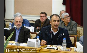 نشست شورای معاونین، مشاوران و شهرداران مناطق ۲۲گانه و مراسم تکریم و معارفه فرمانده یگان حفاظت شهرداری تهران 6