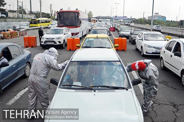 تست تب سنجی در خروجی تهران 7