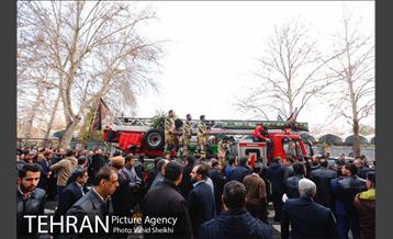 تشییع پیکر شهید آتش نشان سید احسان جامعی 18