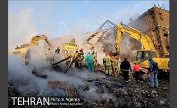 چهارمین روز آواربرداری ساختمان پلاسکو 8