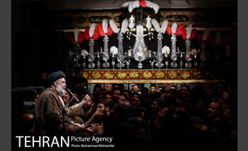 عزاداری سیاه پوشان در هیئت ریحانة الحسین  2