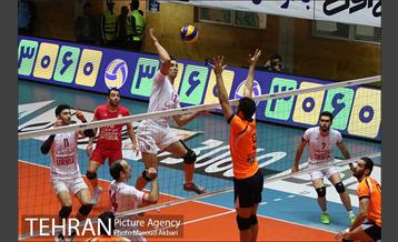 دیدار تیم‌های والیبال سایپا تهران و شهرداری ارومیه