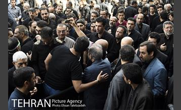 عزاداری عاشورای حسینی در حرم حضرت عبدالعظیم(ع) با حضور دکتر روحانی و دکتر نجفی 17