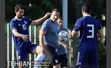 اولین تمرین تیم ملی فوتبال با سرمربی جدید 11