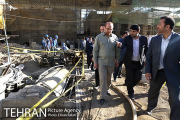 بازدید شهردار تهران از روند بازسازی و مرمت خانه باغ اتحادیه 22