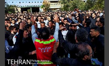 تشییع پیکر آتشنشان شهید مهدی حاجی پور 21