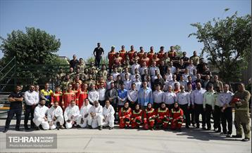 بازدید رییس مدیریت بحران کشور از مرکز آموزش آتش‌نشانی شهرداری تهران 3