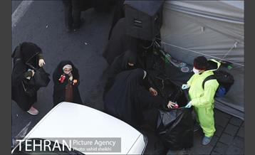 نظافت و پاکسازی مسیرهای مراسم تشییع پیکر سردار قاسم سلیمانی  6