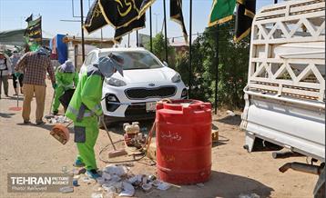 خدمات نیروهای پاکبان شهر تهران در اربعین حسینی 24