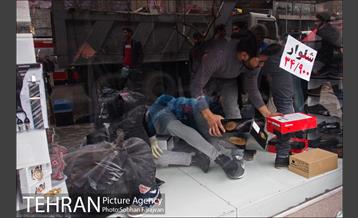 تخلیه واحد های تجاری مجاور پاساژ پلاسکو 4