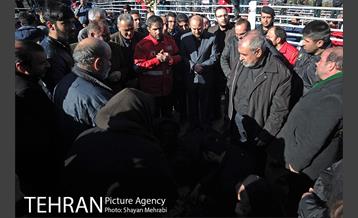 تشییع شهدای آتش نشان با حضور مردم در بهشت زهرا(س)  7