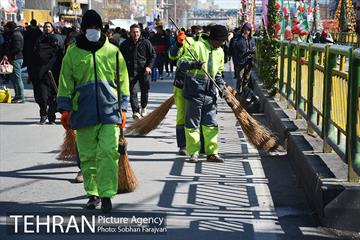 خدمات رسانی شهرداری تهران در راهپیمایی 22 بهمن 8