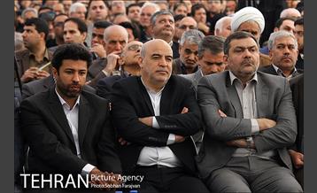 مراسم بهره برداری از پروژه زیر گذر جوادیه 8