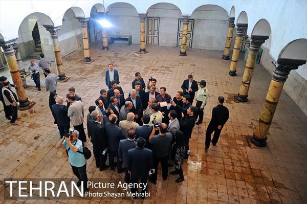 بازدید شهردار تهران از ساختمان کلاه فرنگی، دانشگاه تربیت معلم خوارزمی و تابلو نقش رستم ورزشگاه شیرودی به مناسبت روز تهران 5