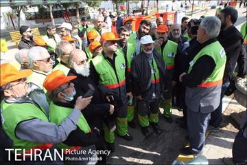 بازدید اعضای شورای اسلامی شهر تهران از خدمات رسانی به زائران اربعین حسینی 15