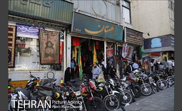 بازار سیاهه فروشی در آستانه ماه محرم پاساژ مهستان 1