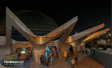 خاموشی پل طبیعت و گنبد مینا همزمان با ساعت زمین  1