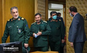 دیدار فرمانده سپاه محمد رسول الله (ص) با شهردار تهران 1