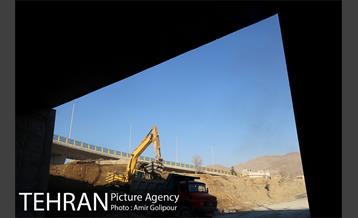 بازدید معاون فنی عمران شهرداری و اعضای شورای شهرتهران از پروژه تقاطع غیرهمسح شهیدهمدانی 6