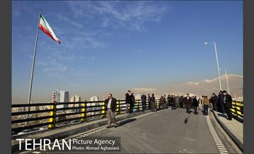 افتتاح پل شرق به شمال تقاطع بزرگراه های نیایش و شهید چمران 6