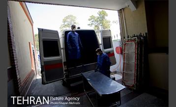 تطهیر و تدفین جانباختگان کرونایی در بهشت زهرا(س) 1