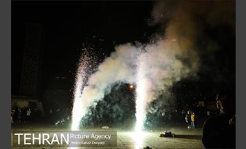 نورافشانی میدان امام حسین(ع) به مناسبت نیمه شعبان‎ 15