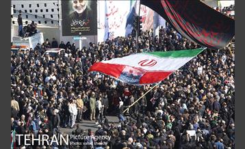 تشییع پیکر سپهبد قاسم سلیمانی و شهدای مقاومت در تهران  24