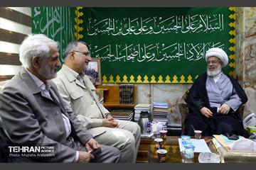 دیدار شهردار تهران با تولیت اتبعه حسینی و استاندار کربلا