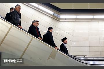 تست گرم بخش میانی خط ۶ مترو تهران 9
