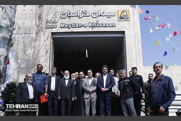 افتتاح متروی میدان خراسان 7