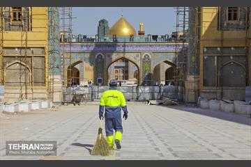 حضور نیروهای خادم الحسین(ع) در نجف اشرف 1