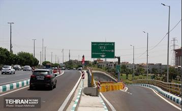 بهره‌برداری از تقاطع غیرهمسطح بزرگراه همت و اشرفی اصفهانی 33