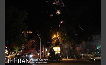نور افشانی آسمان تهران به مناسب عید سعید فطر 8
