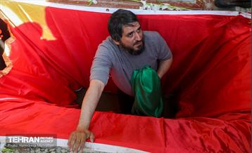 مراسم تشییع و تدفین شهید علی آقا عبداللهی  1