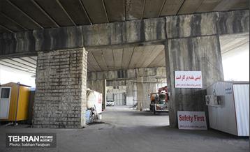 پروژه مقاوم‌سازی پل تقاطع یادگار امام و خیابان ستارخان 20