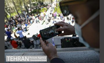 اجرای گروه موسیقی فانوس در باغ فردوس 6