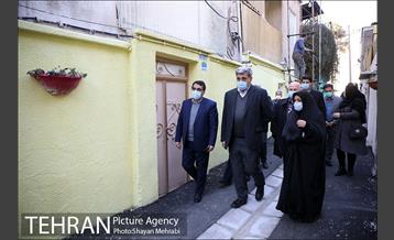 بازدید شهردار تهران از پروژه هاى منطقه ١٧