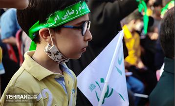 اجتماع نوجوان های امام رضایی در چهارراه ولیعصر 8