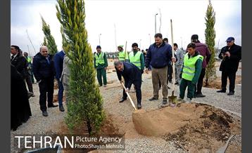 آیین کاشت درخت ایثار و امنیت 37
