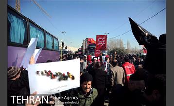 تشییع شهدای آتش نشان با حضور مردم  6